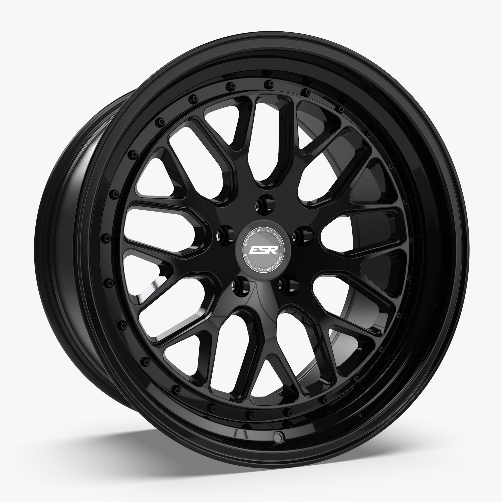 Esr Wheels Cs01 Gloss Black 18x9.5 (+22) 5x112 (Custom Drill)