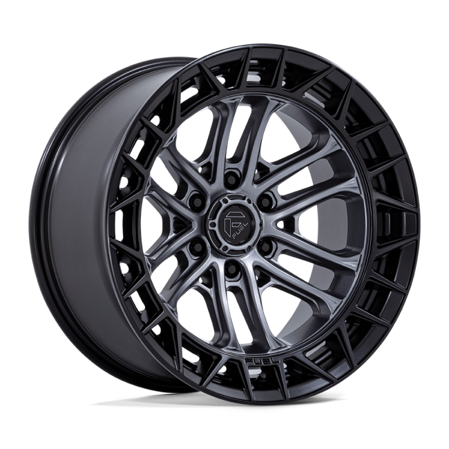 Fuel 1pc Fc874 Celsius Matte Gunmetal W/ Matte Black Lip 17x9 (-12) 6x139.7