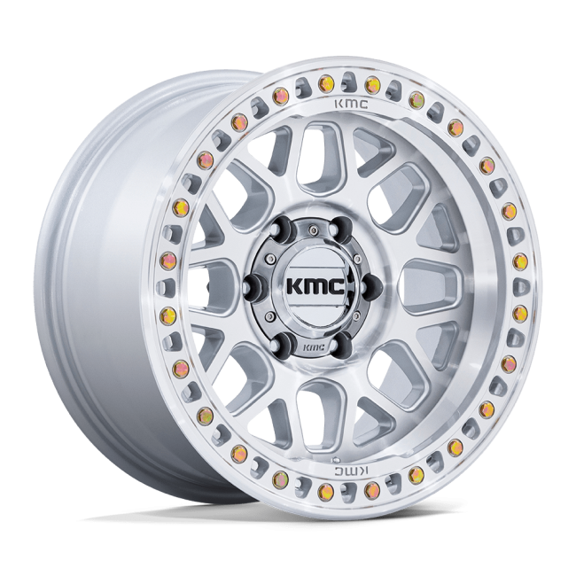 Kmc Km549 Grs Gloss Silver W/ Machined Face 20x9 (+18) 6x139.7