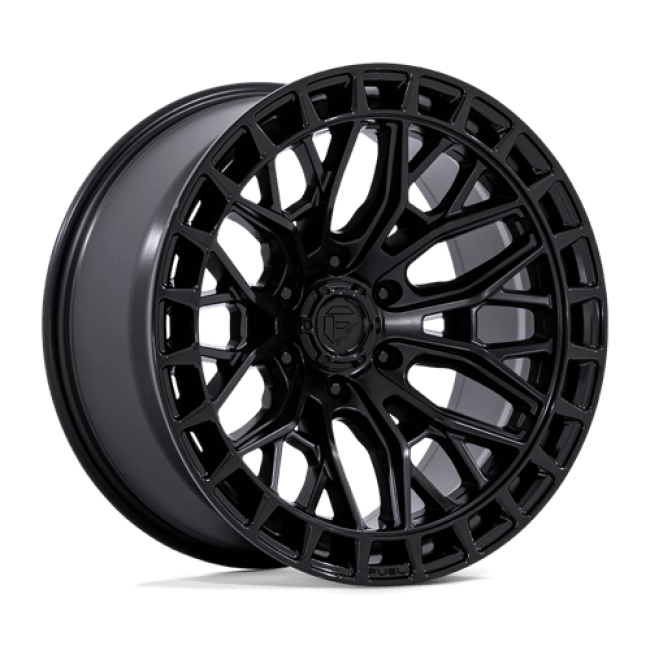 Fuel 1pc Fc869 Sigma Blackout W/ Gloss Black Lip 22x9.5 (+18) 6x139.7