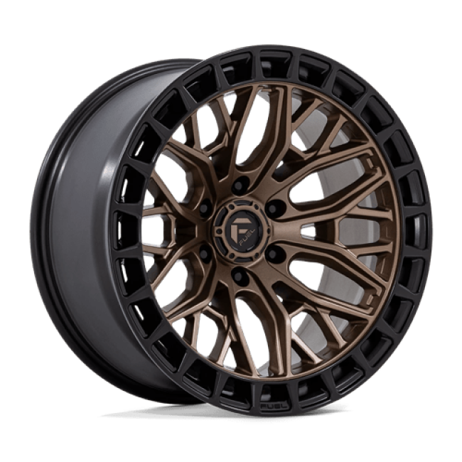Fuel 1pc Fc869 Sigma Matte Bronze W/ Matte Black Lip 20x10 (-18) 5x127