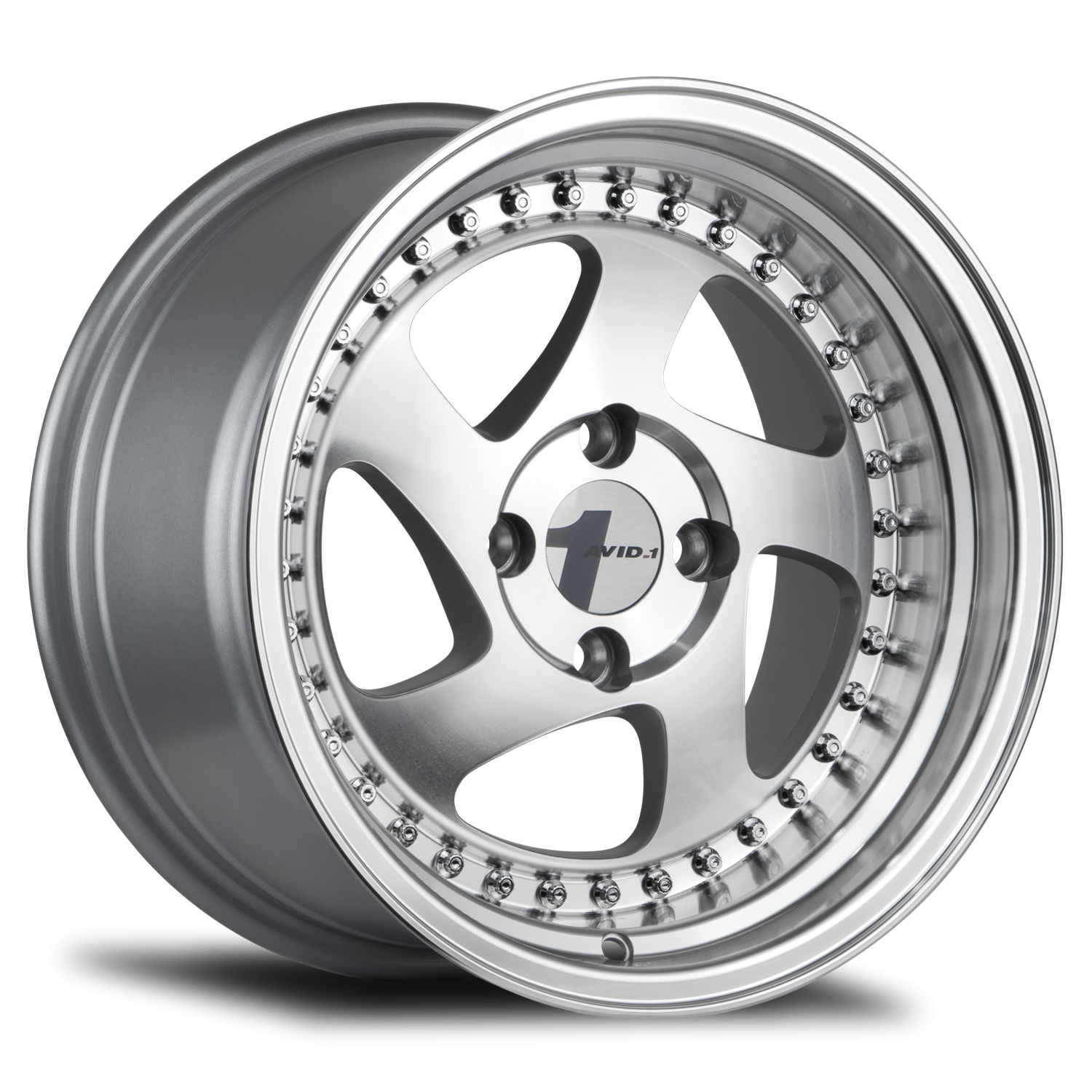 Avid.1 AV19 MACHINED/POLISHED LIP 16X8 (+25)4x100/114.3