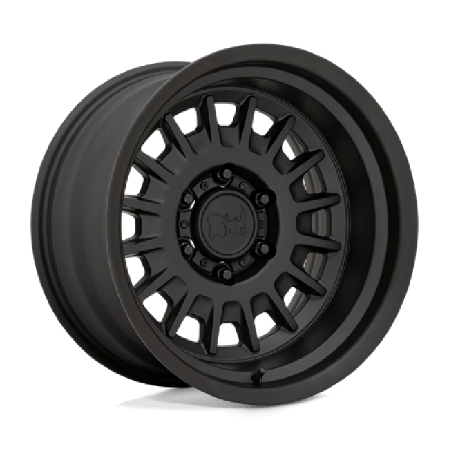 Black Rhino Hard Alloys Aliso Matte Black 16x8 (-10) 5x139.7