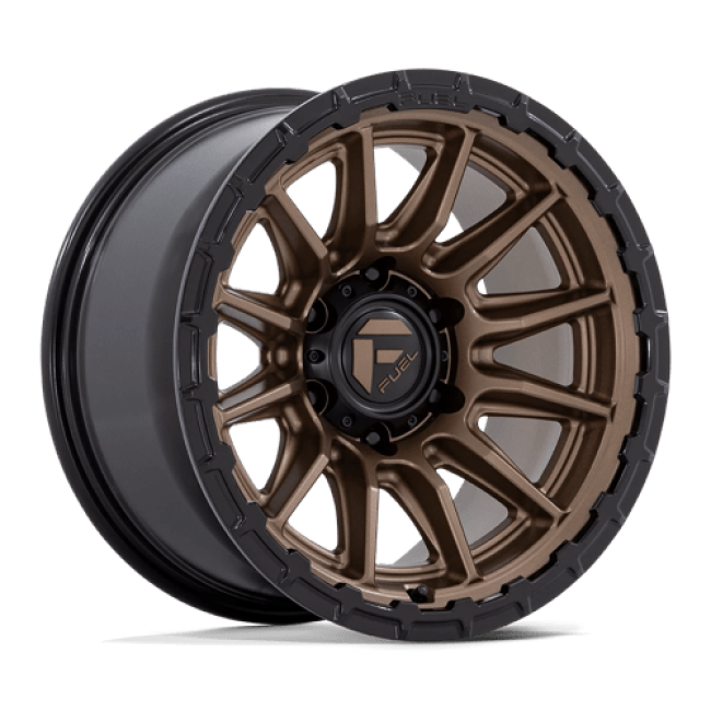 Fuel 1pc Fc866 Piston Matte Bronze W/ Gloss Black Lip 17x8.5 (+25) 5x127
