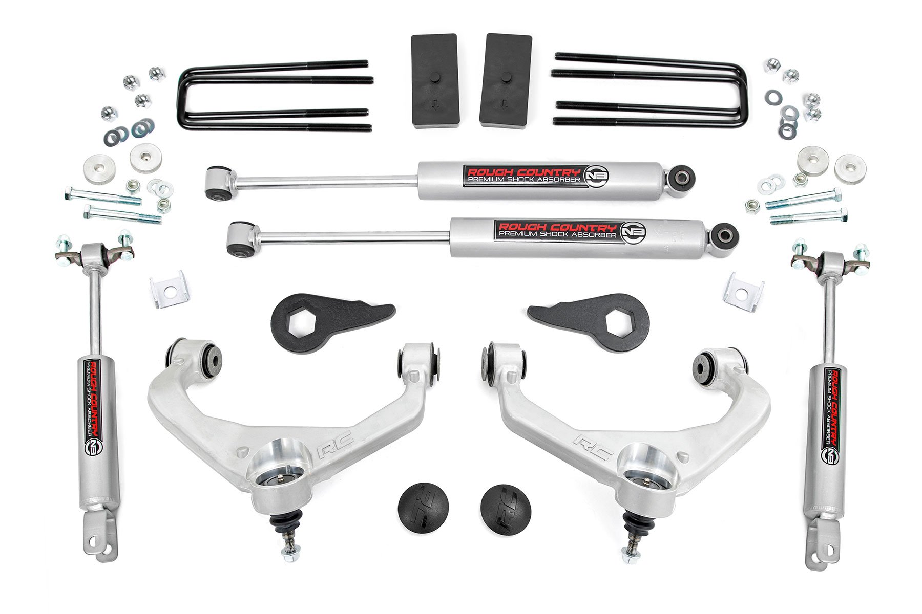 3.5 Inch Lift Kit | w/ Overloads | Chevy/GMC 2500HD/3500HD 2WD/4WD (11-19)