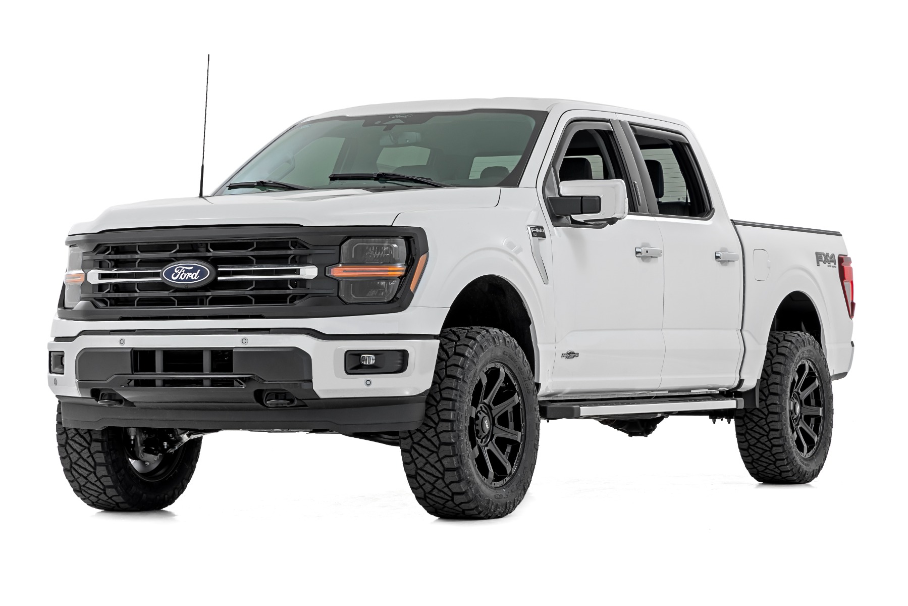 Side Window Deflectors | In Channel Rain Guard | Ford F-150 (15-24) | F-250/F-350 Super Duty (17-24) - Image 3