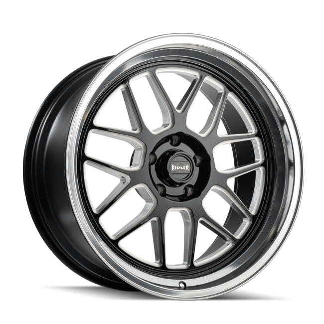 Ridler 611  Black 17x7 5-114.3mm 83.82mm