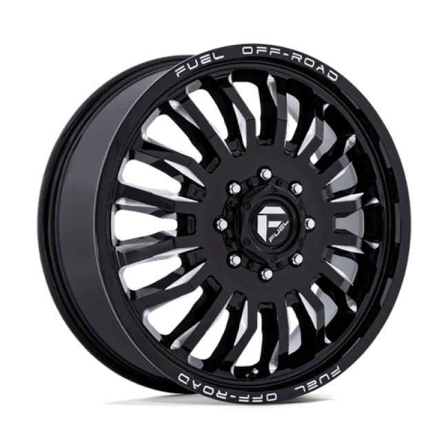 Fuel 1pc D868 Arc Dually Gloss Black Milled 22.5x8.25 (-201) 8x165.1