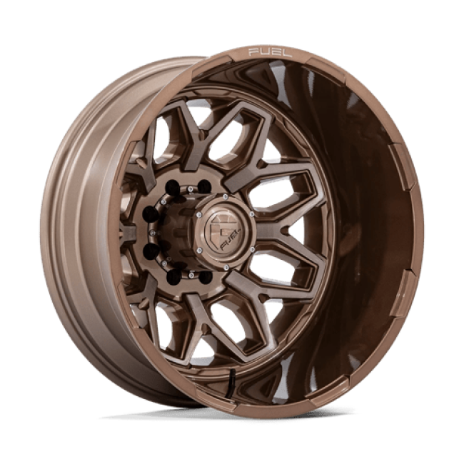 Fuel 1pc D876 Flux Dually Platinum Bronze 22x8.25 (-246) 8x210