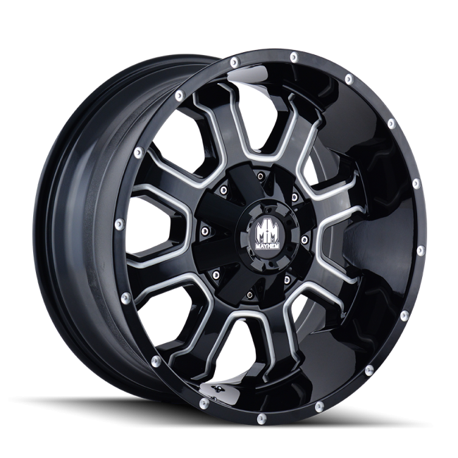 Fierce Fierce 8103 Black 17x9 8-170mm mm