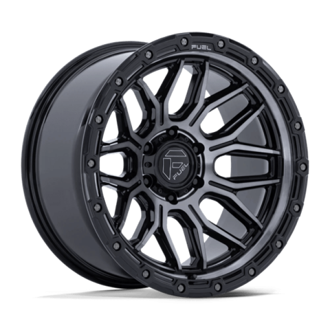 Fuel 1pc Fc881 Surge Gloss Black Machined W/ Gray Tint 20x9 (+20) 5x127