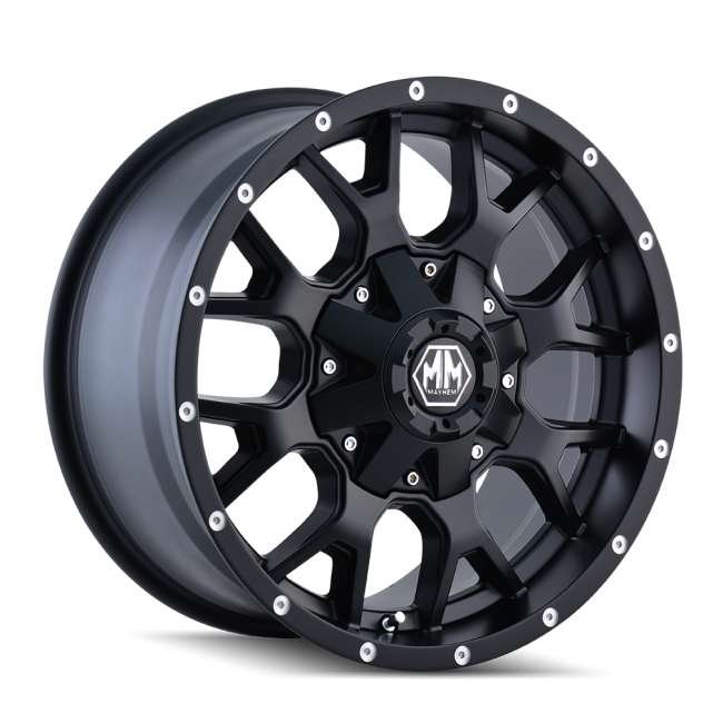 Mayhem Warrior 8015 Black 20x9 8-165.1mm mm