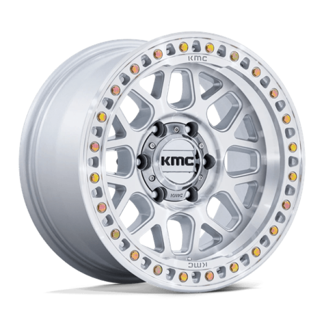 Kmc Km549 Grs Gloss Silver W/ Machined Face 17x9 (-12) 5x150