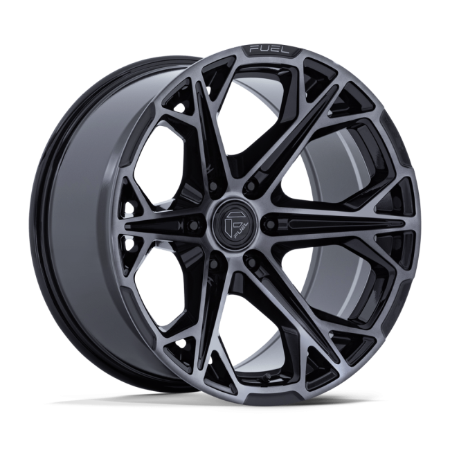 Fuel 1pc Fc886 Hammerhead Gloss Black Dark Tinted Clear 20x10 (-18) 6x135