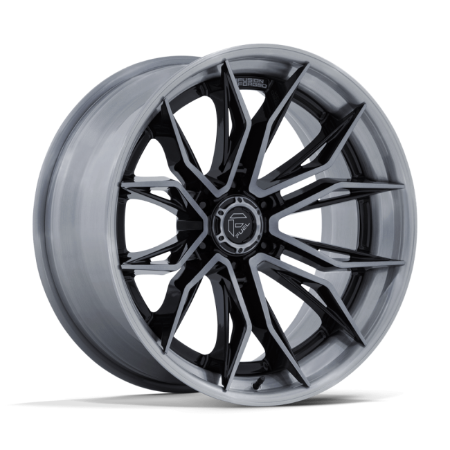 Fuel 1pc Fc404 Mutiny Gloss Black Brushed Dark Tint 20x10 (-18) 6x135