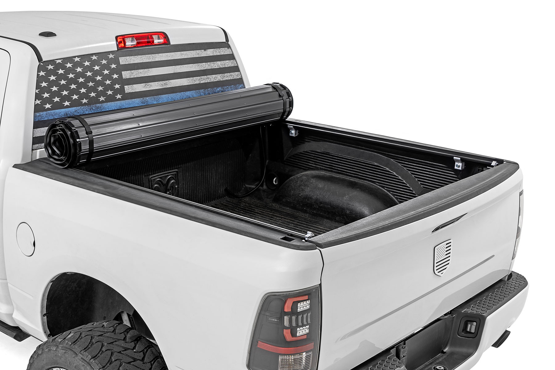 Hard Roll Up Bed Cover | 5'7" Bed | Ram 1500 (10-18)/2500 (10-24) - Image 2