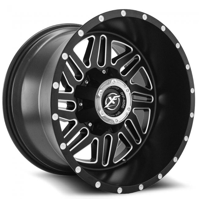 Xf Off-road Xf-201 18x9 5x139.7 5x150 +12 Cb 110.3 Matte Black & Milled
