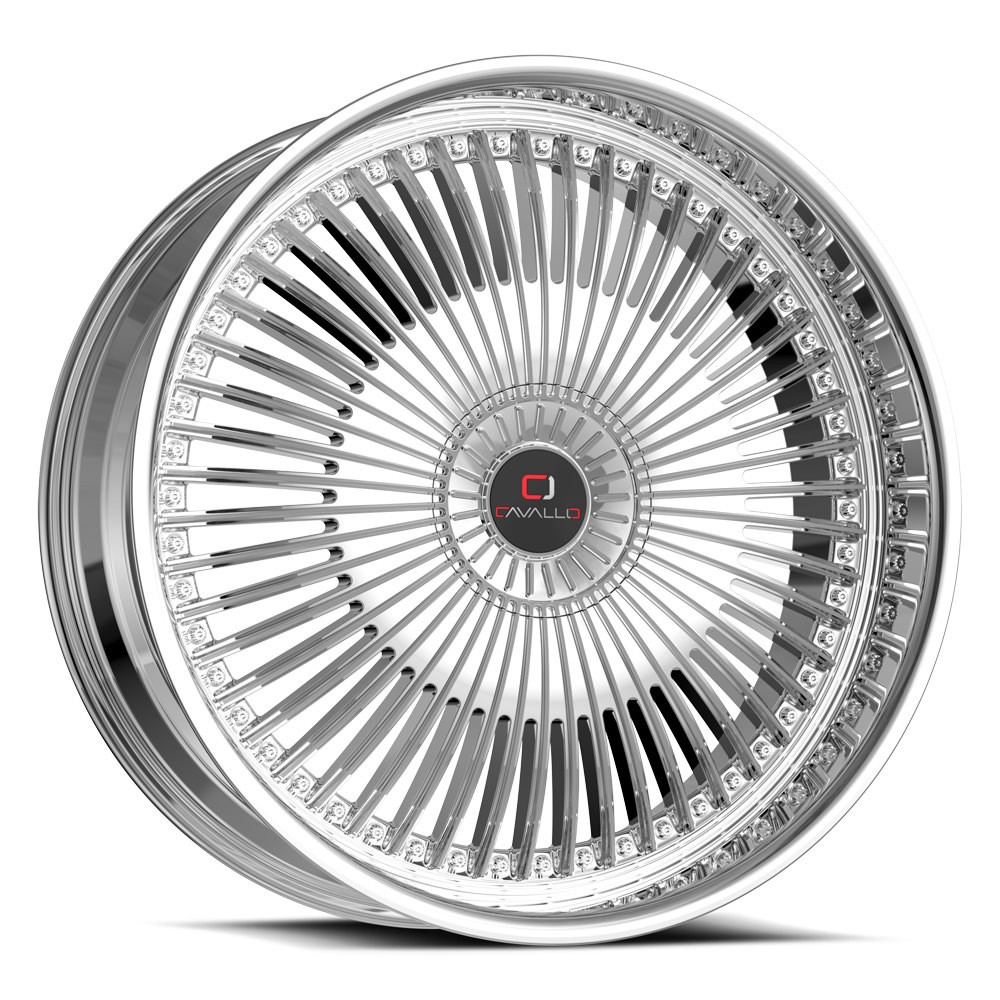 Cavallo Clv-41 Nano Chrome 22x8.5 (+38) 5x114.3