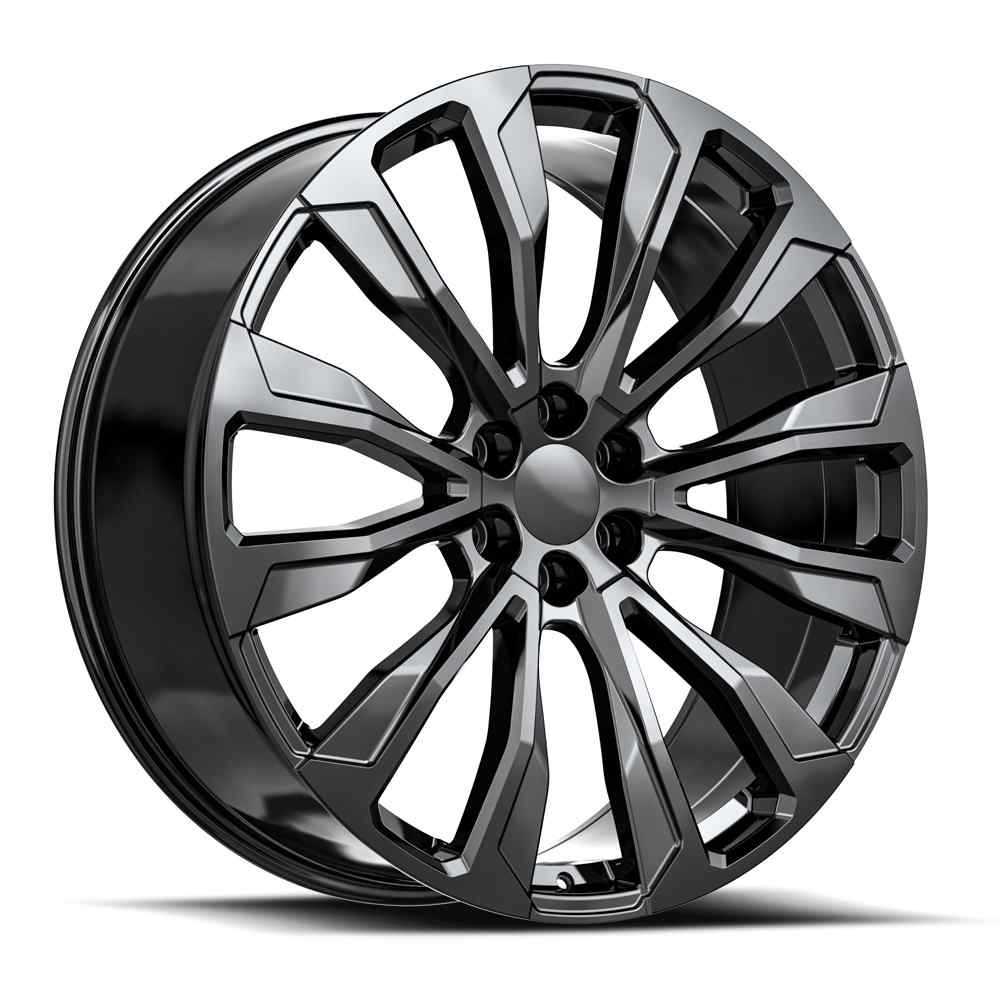 O.E. Revolution G-31 Gloss Black 22x9 (+31)6x139.7