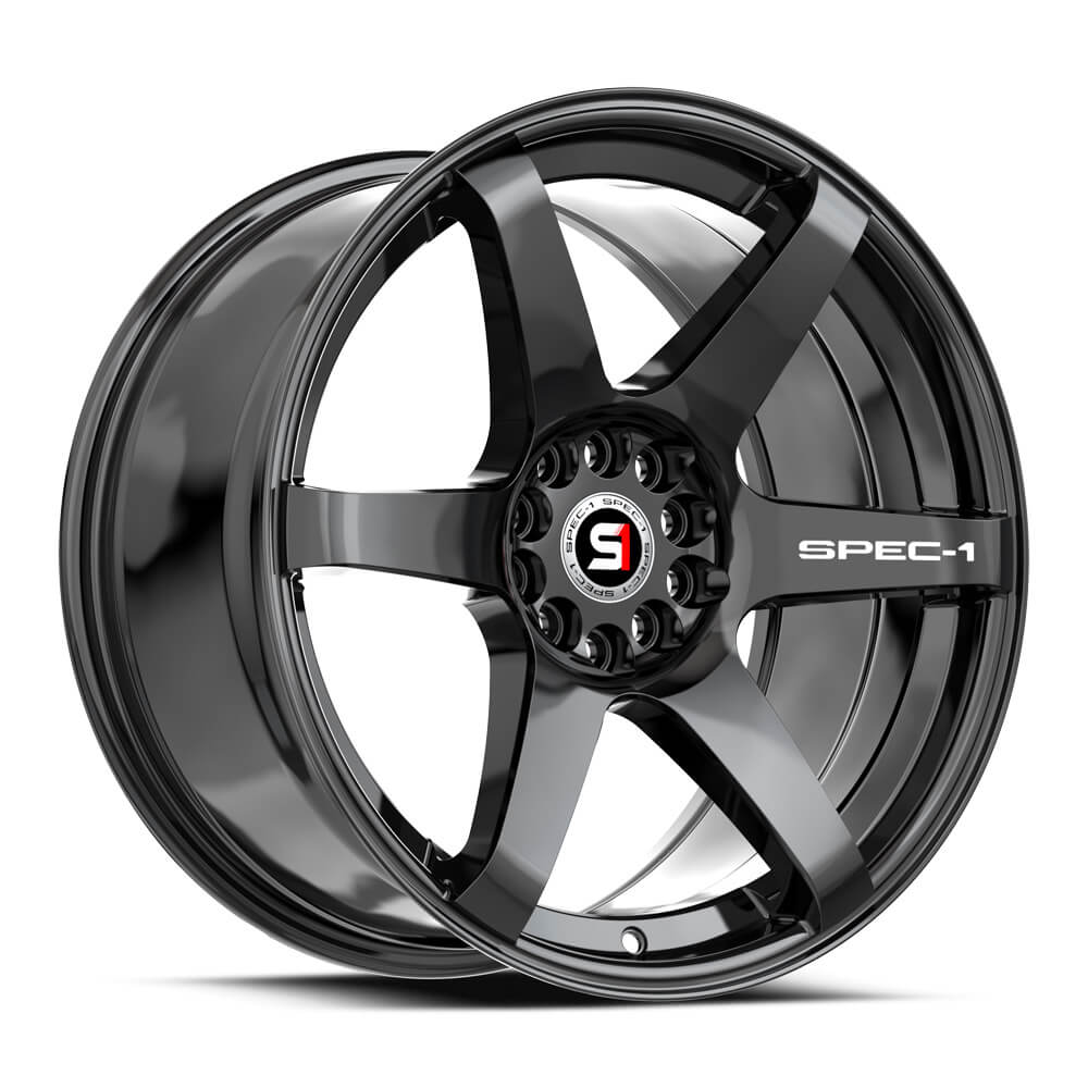 Spec-1 Spt-32 Gloss Black 17x8 (+42) 4x100