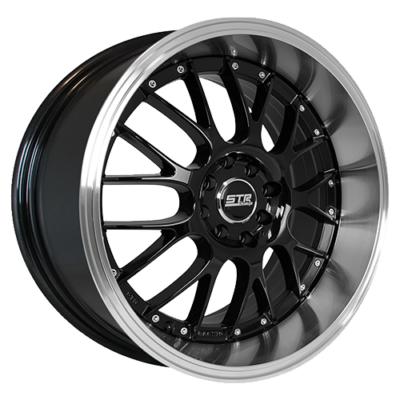 Str Black Mach Lip Str514bml 18x8.5 (30) 5-114.30