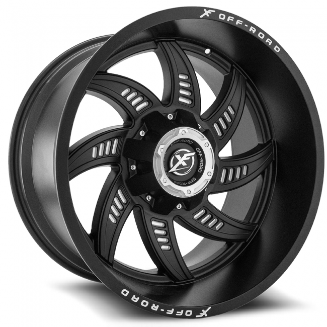 Xf Off-road Xf-206 22x10 5x114.3 5x127 +12 Cb 78.1 Matte Black Milled
