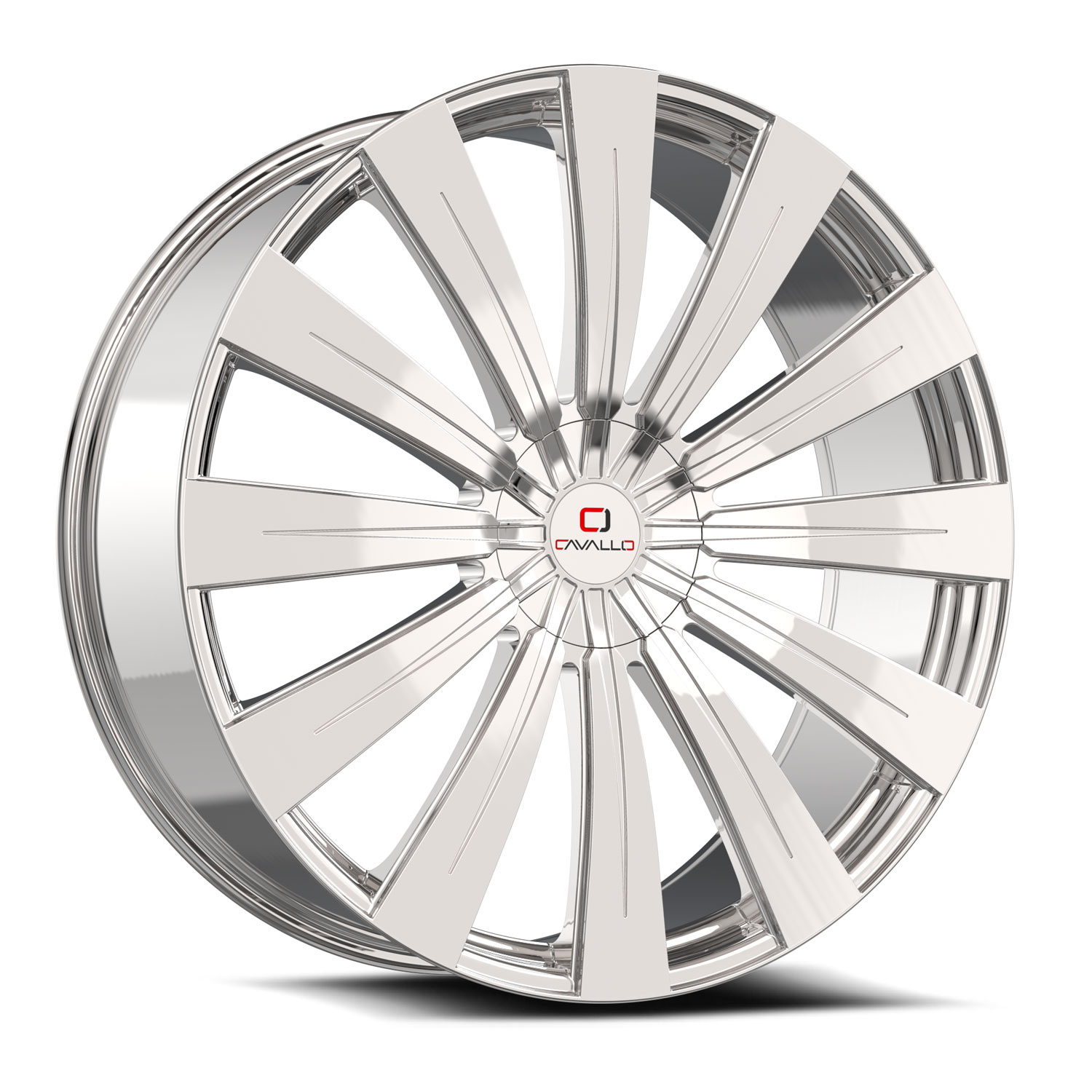 Cavallo CLV-49 Nano Chrome 20x8.5 (+35)5x108