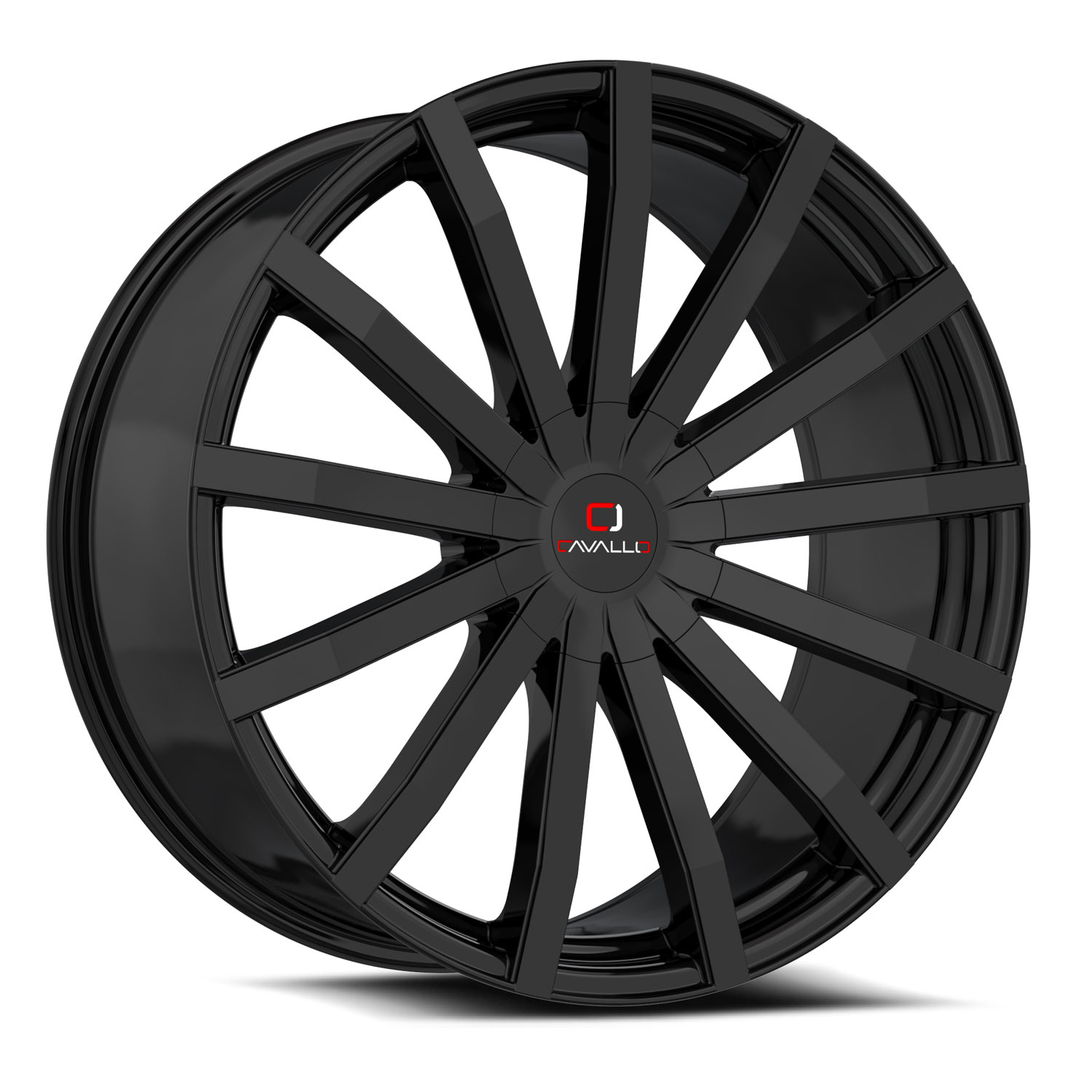 Cavallo Clv-52 Gloss Black 24x9 (+18) 6x139.7