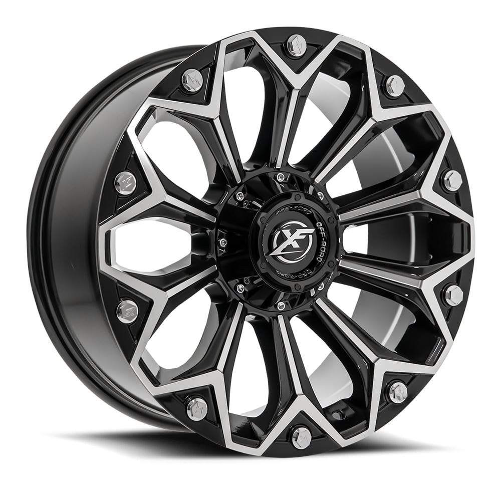 Xf Off-road Xf-212 22x12 5x114.3 5x127 -44 Cb 78.1 All Satin Black