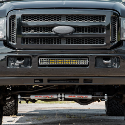 Ford 20 Inch LED Bumper Kit Black Series w/White DRL 05-07 F-250/350 Rough Country