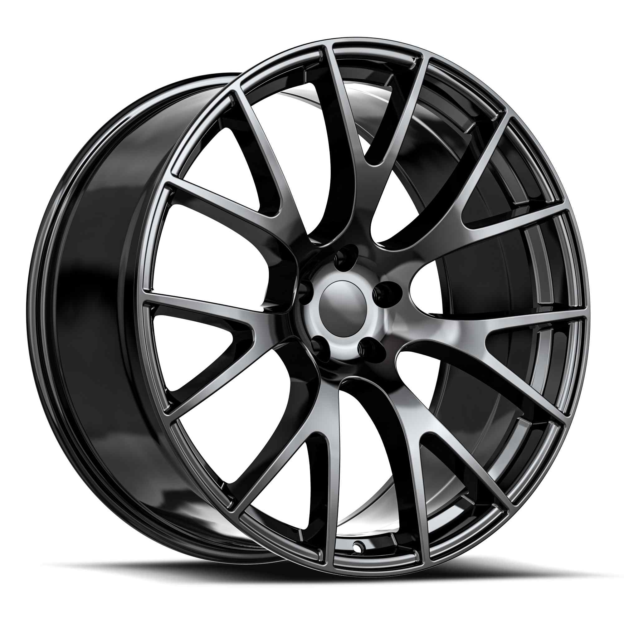 O.E. Revolution HC-1 Gloss Black 24x10 (+20)6X139.7