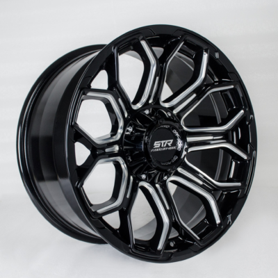 Str Gloss Black Milled Str91gbm 20x10 (0) 6-135/139.70