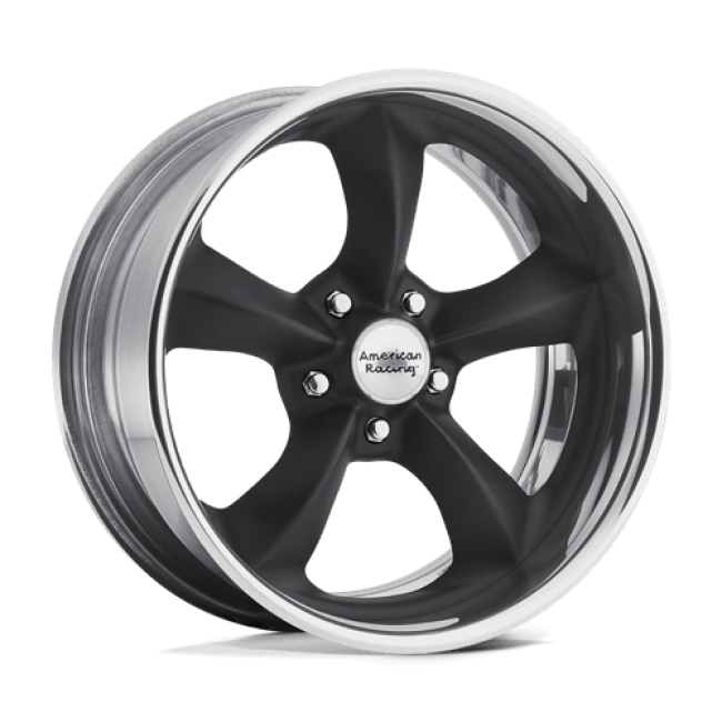 American Racing Vintage Vn425 Torq Thrust Sl Hot Rod Black Polished Barrel 20x10 (+25) 5x127