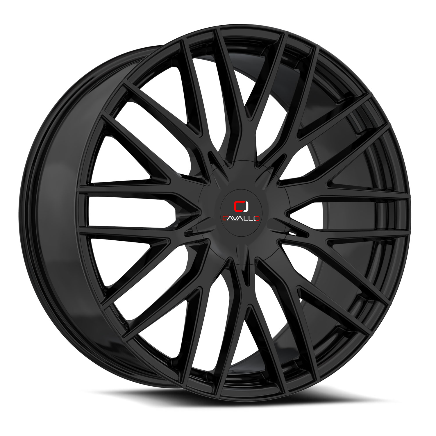 Cavallo Clv-45 Gloss Black 18x8 (+35) 5x112