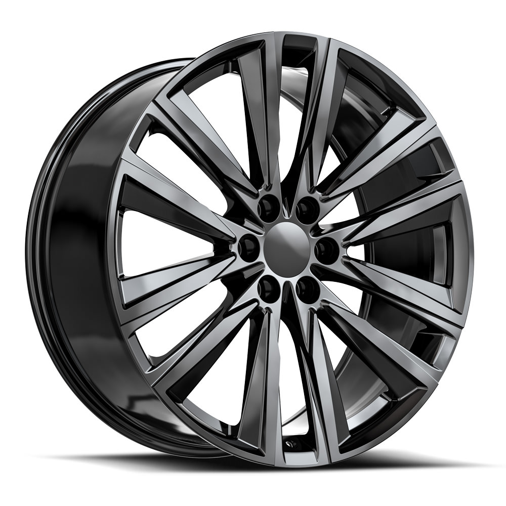 O.E. Revolution CAD-37 Gloss Black 24x10 (+31)6x139.7