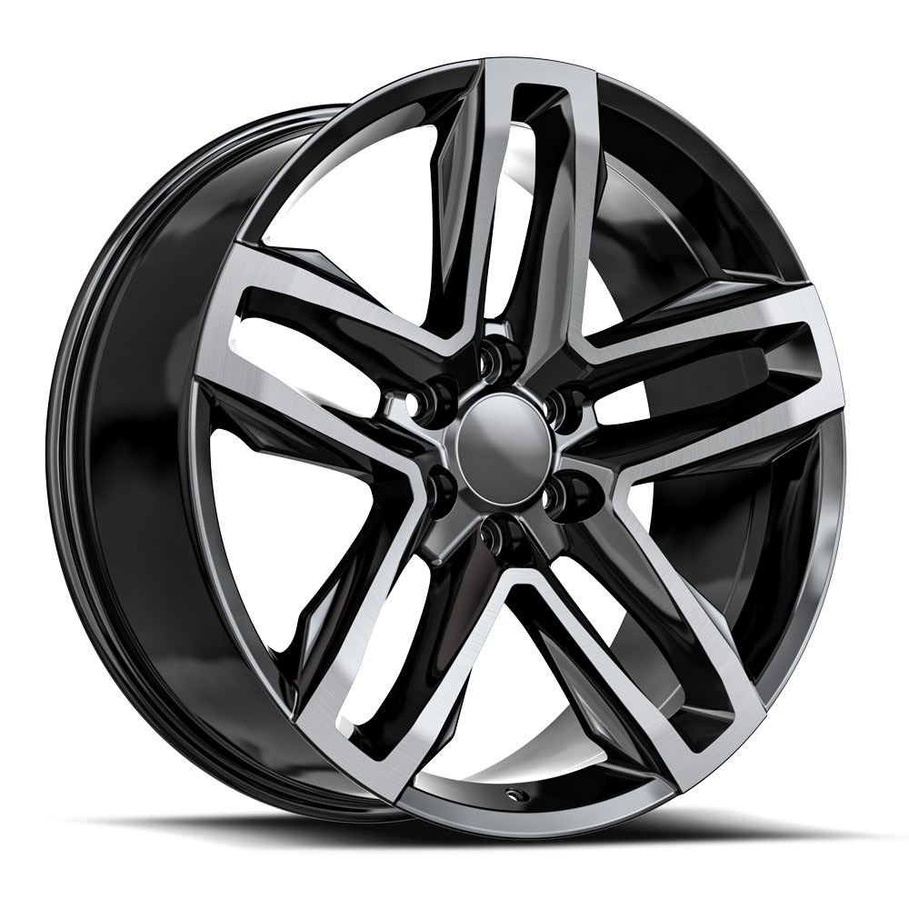 O.E. Revolution C-24 Gloss Black & Machined With Dark Tint 22x9 (+24)6x139.7