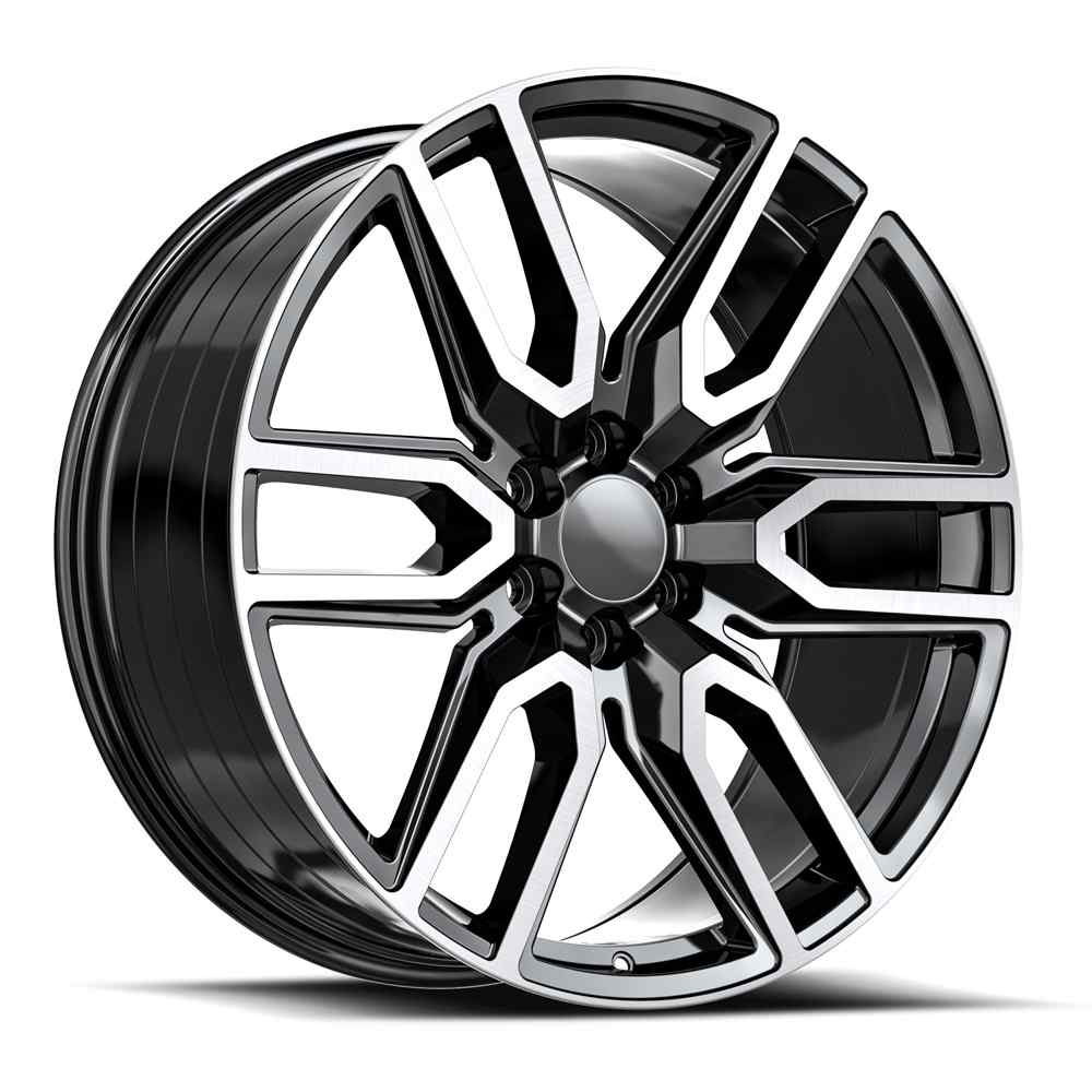O.E. Revolution G-36 Gloss Black & Machined 20x9 (+31)6x139.7
