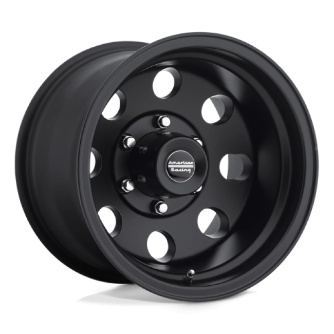 American Racing Ar172 Baja Satin Black 16x8 (-6) 8x165.1