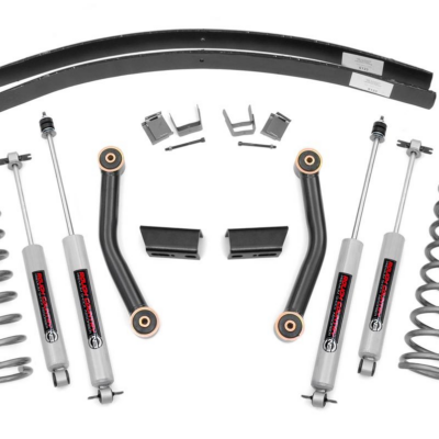 3 Inch Jeep Series II Suspension Lift Kit N3 Shocks 84-01 Cherokee XJ Rough Country