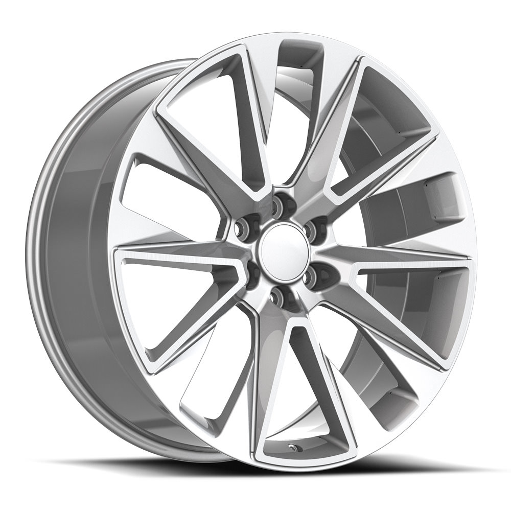 O.e. Revolution C-14 Silver & Machined 22x9 (+28) 6x139.7