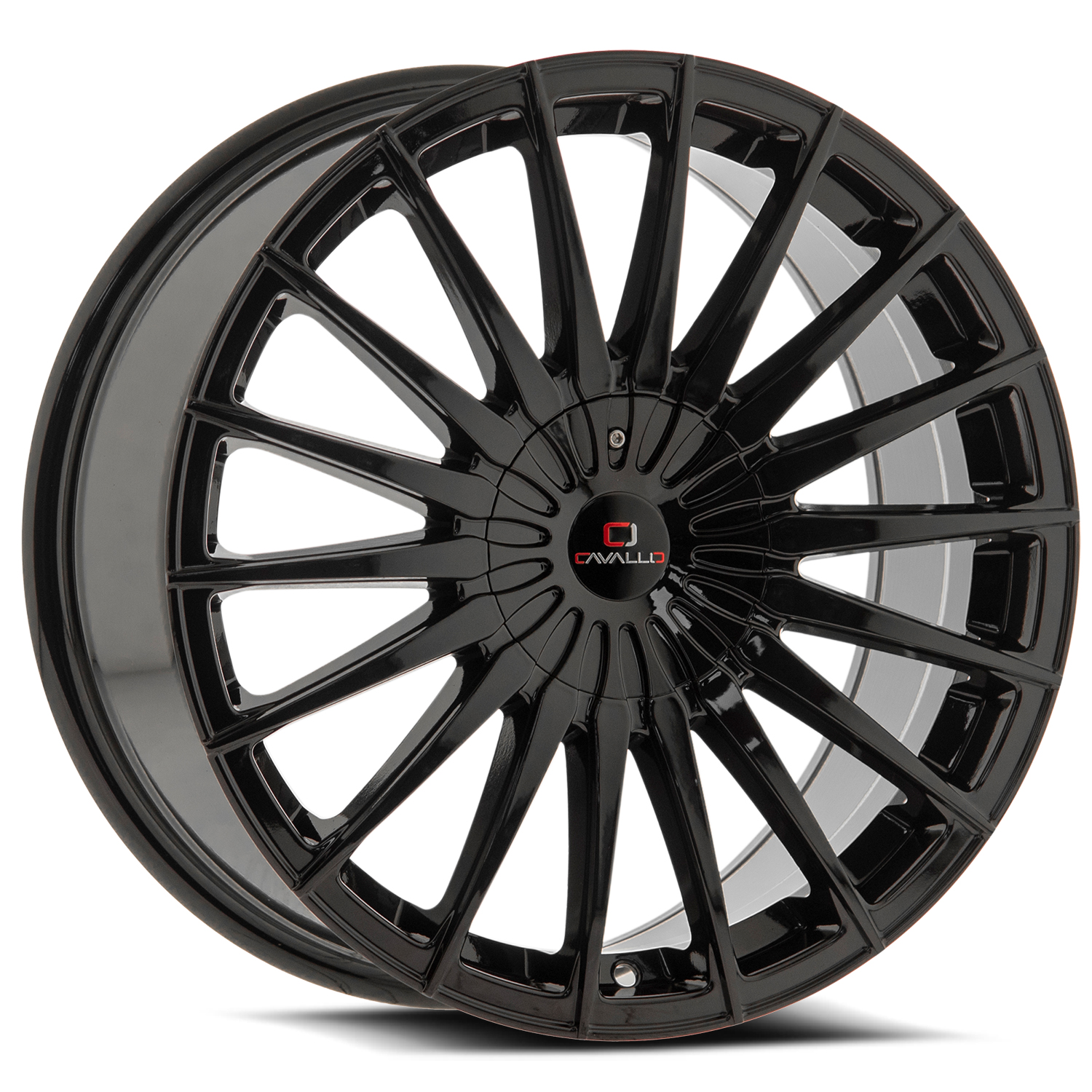 Cavallo Clv-34 Gloss Black 18x8 (+35) 5x112