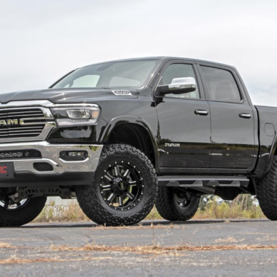 Dodge 20 Inch LED Bumper Kit Black Series w/Amber White DRL 19-20 RAM 1500 Rough Country