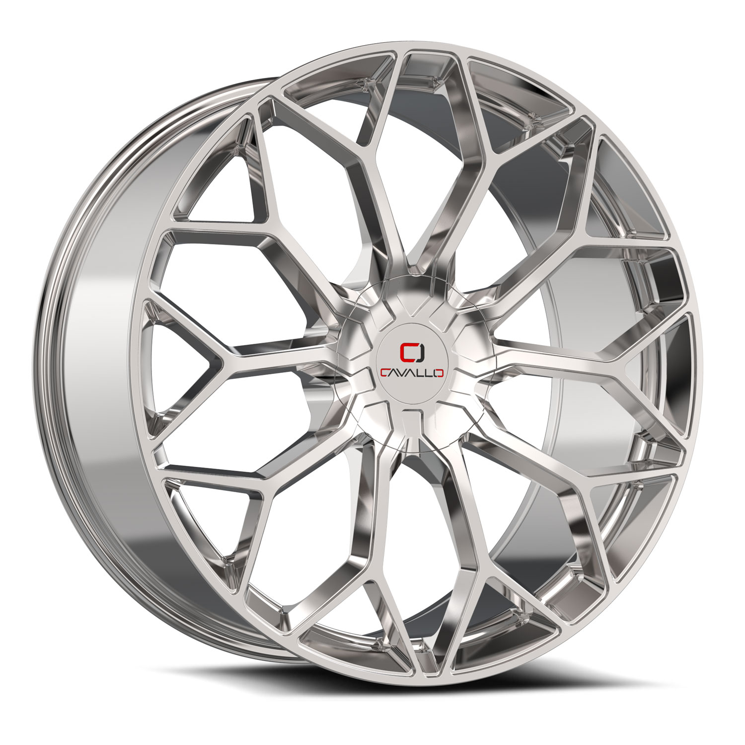 Cavallo CLV-44 Nano Chrome 20x8.5 (+35)5x110