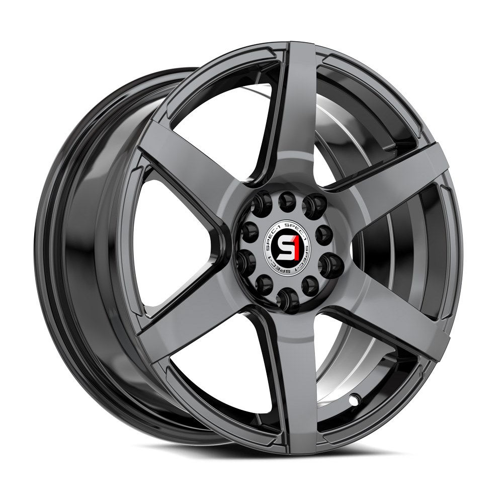 Spec-1 SPT-34 Gloss Black 16x7 (+30)5x100