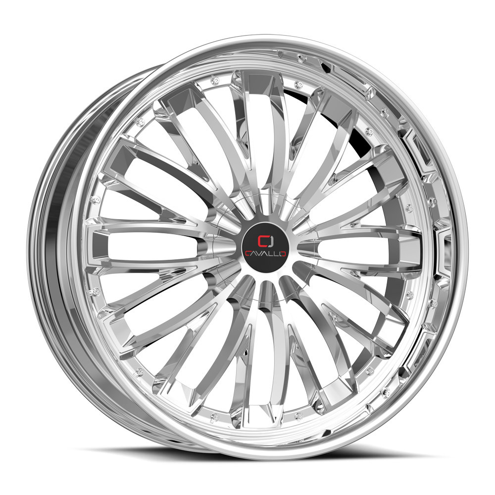 Cavallo CLV-42 Nano Chrome 22x8.5 (+38)5x112