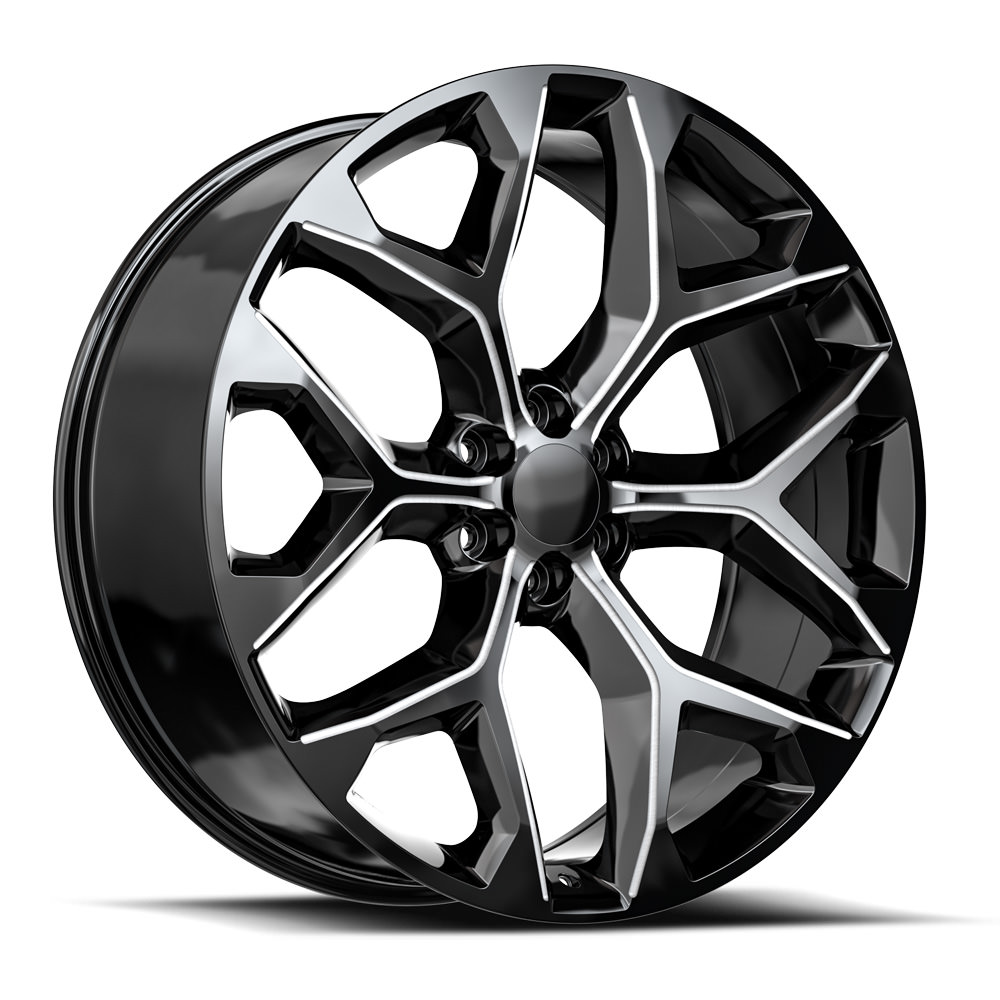O.E. Revolution G-09 Gloss Black & Milled 20x9 (+24)6x139.7