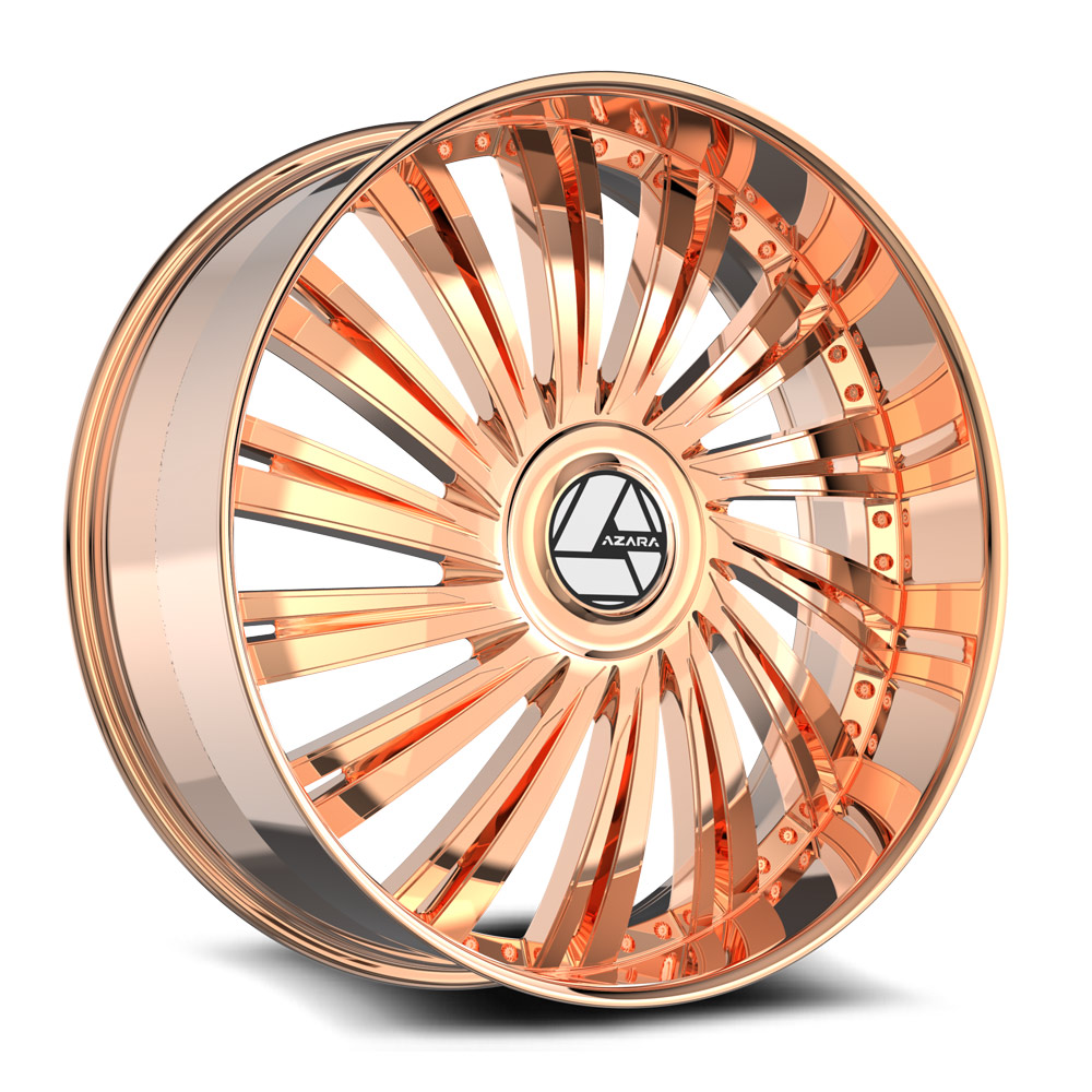 Azara AZX-102 Nano Gold 22x9.5 (+15)Blank 5x