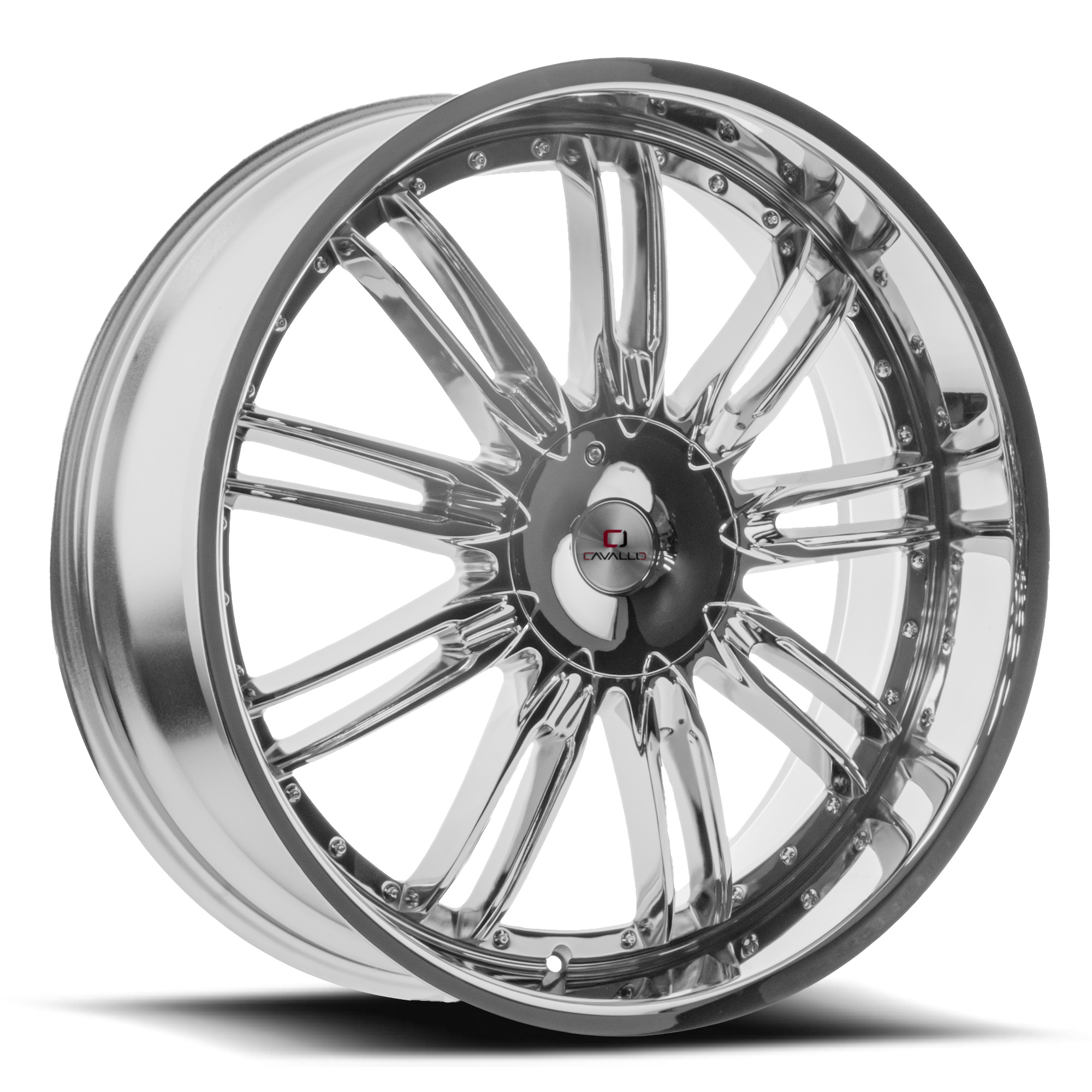 Cavallo CLV-54 Nano Chrome 22x9.5 (+25)6x135
