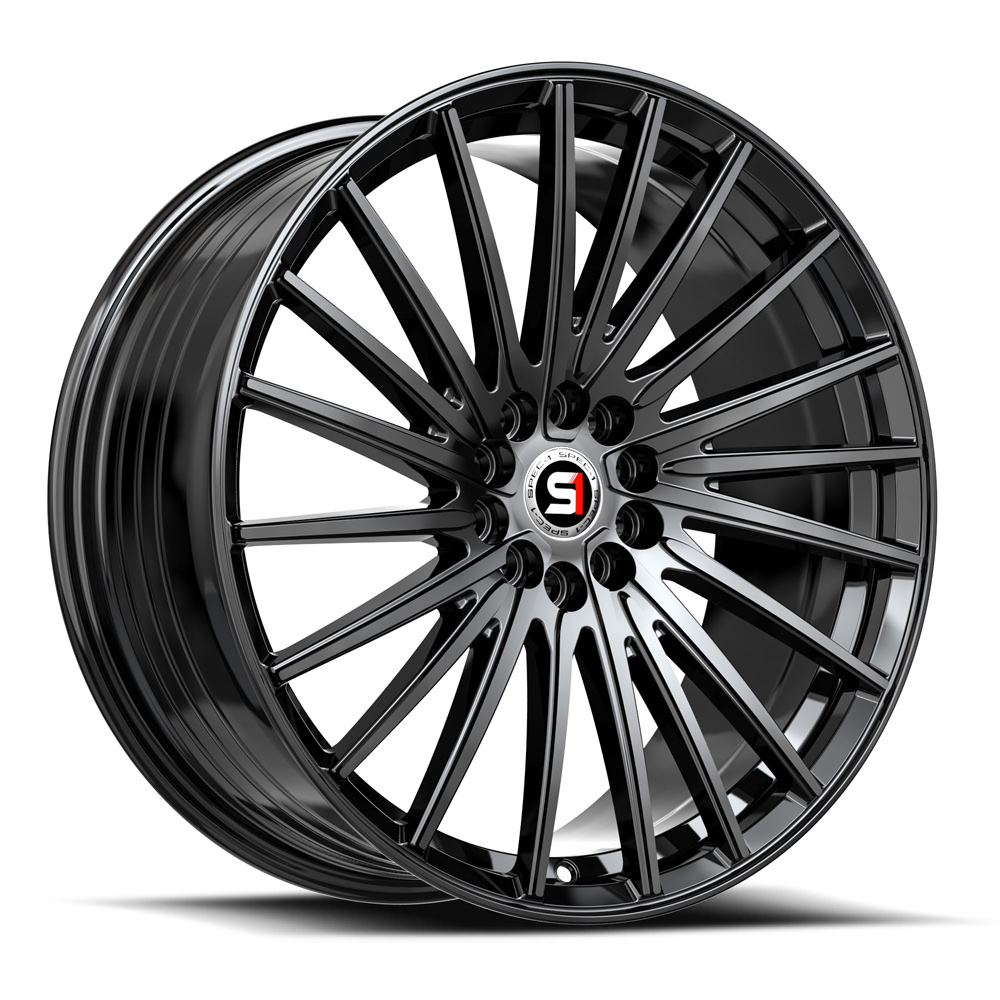 Spec-1 Sp-68 Gloss Black 17x7.5 (+42) 5x105
