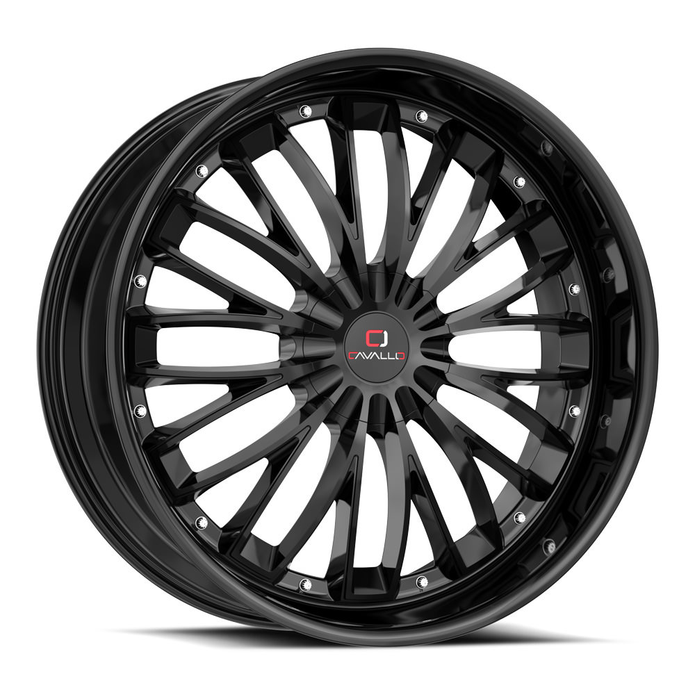 Cavallo Clv-42 Gloss Black 18x8 (+35) 4x100